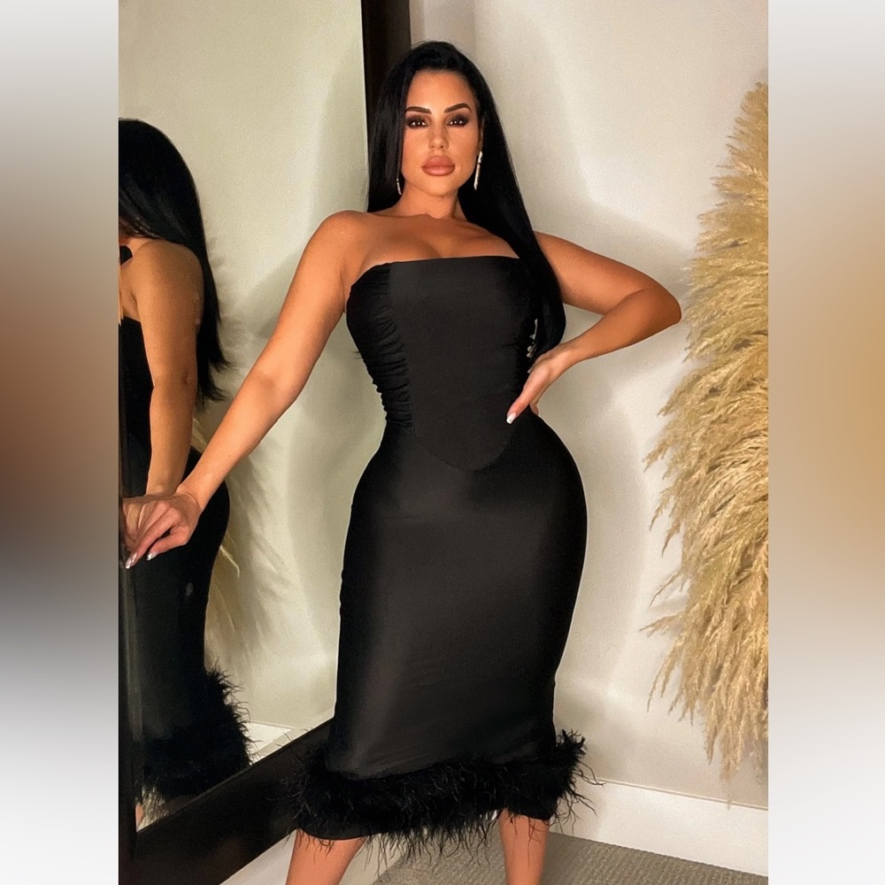 Black Midi Dress